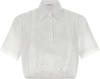 Ermanno Scervino White Cotton Womens Blouse