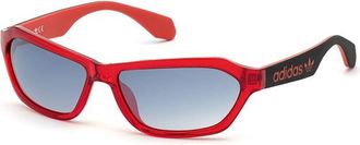 adidas OR0021 66C Mens Sunglasses Red Size 58