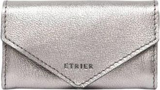 Etrier &Eacute;tincelle Iris&eacute;e Muntportemonnee - Dames - Accessoires - Grijs - Maat: ONE Size Leer