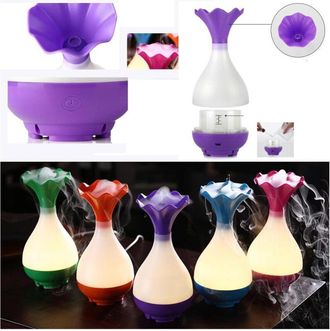 Trade Shop Trade Shop - Difusor De Ambiente Usb Vapor Fragancia Para El Hogar Led Aceite Perfumado Aromaterapia