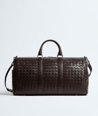 Bottega Veneta Intrecciato Duffle - Brown - Unisex - 100% Calfskin