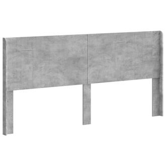 vidaXL Cabecero Gris Hormig&oacute;n Madera De Ingenier&iacute;a Vidaxl