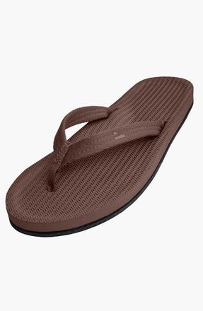 indosole Responsibly-Made Tire Sole Easy Living Flip Flops in Soil at Nordstrom, Size 7