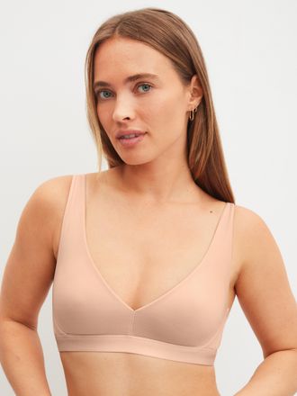 CALIDA Soft-BH CALIDA Sleek Skin, Damen, Gr. 75, Cup B, beige, Obermaterial: 75% Polyamid, 25% Elasthan, BHs Soft-BH, mit leichten, vorgeformten Cups, in Sin