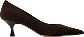 Parall&egrave;le Roma Pomp - Dames - Pumps - Bruin - 41 EU - Leer - Schoenen