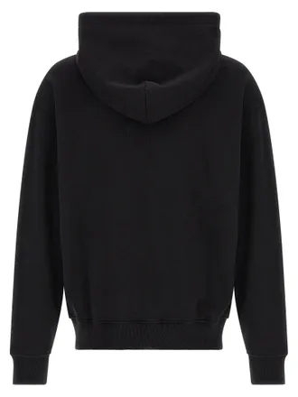 Palm Angels Logo-Printed Hoodie - Black