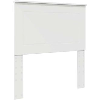 vidaXL Headboard White 90 cm Engineered Wood vidaXL