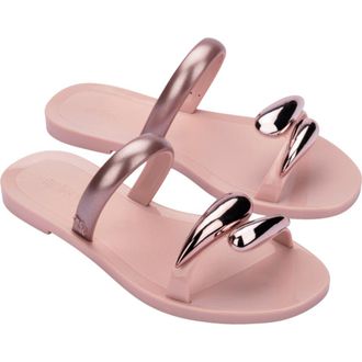 Melissa Eden Slide Sandal in Pink at Nordstrom, Size 10