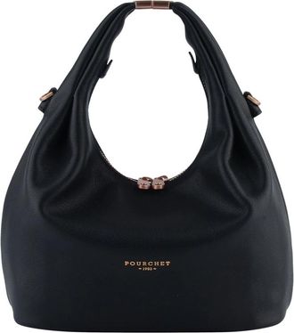Pourchet Arche Handbag - Dames - Handtassen - Blauw - ONE Size - Leer - Tassen