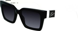 Karl Lagerfeld Kl 6057S Zonnebril - Dames - Zonnebrillen - Veelkleurig - 52 MM - Accessoires