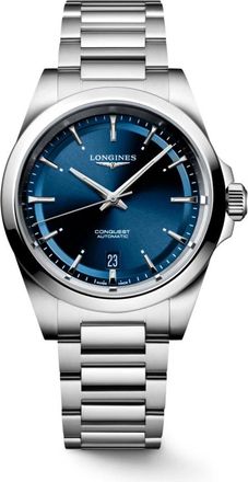 Longines Conquest 38 - Dames - Horloges - Blauw - ONE Size - Accessoires