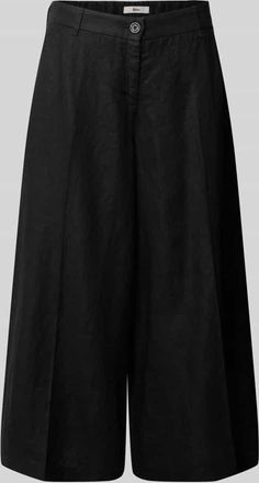 Brax Brax Loose Fit Leinenhose mit elastischem Bund Modell MELLI in Black, Gr&ouml;&szlig;e 34