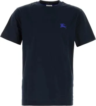 Burberry Es 24-Mw-Sic T-Shirt - Heren - T-shirts - Blauw - S - Katoen - Tops