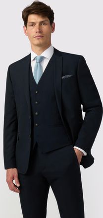 Limehaus Mens Slim Fit Jacket - Navy - Size 52 (Chest)