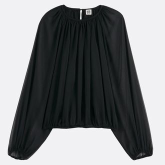 La Redoute Collections Shirt met balloneffect en lange mouwen
