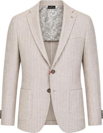 Manuel Ritz 4032G2900Mc Jacket - Heren - Blazers - Beige - 2XL - Leer - Jassen