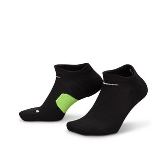 Nike Unisex Running Midweight No-Show Socks (1 Pair) in Black | HV6937-010