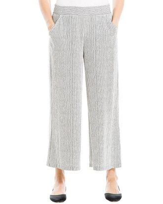 Max Studio Wide Leg Pull-On Crop Pant