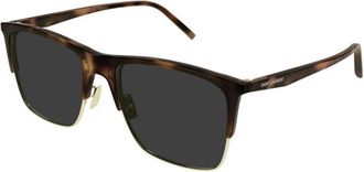 Saint Laurent Authentieke Bril met Topkwaliteit - unisex - Zonnebrillen - Bruin - 57 MM - Accessoires