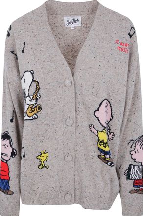 MC2 Saint Barth Cardigan Embroidered Sasi Donegal