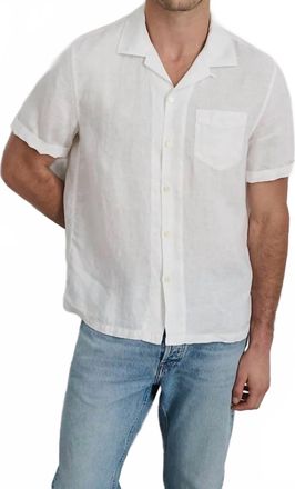 Alex Mill Camp Summer Shirt In White