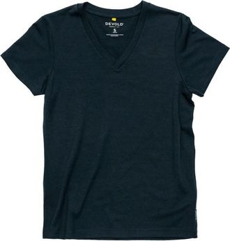 Devold Premium V-Neck Merinoshirt f&uuml;r Damen | blau