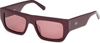 GANT GA00013 69S Mens Sunglasses Burgundy Size 54