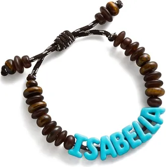 BaubleBar Make Waves Custom Beaded Bracelet in Brown Multi at Nordstrom
