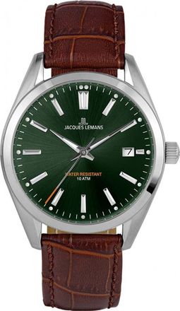 Jacques Lemans 1-1859D Mens Derby Watch - Silver - One Size
