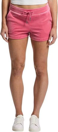 Juicy Couture Velour Juicy Shorts With Back Bling Womens Casual Pants Pink Lemonade : LG (US 10-12), Polyester/Spandex/Velour
