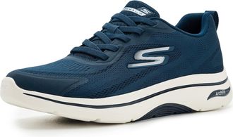 Skechers Mens Go Walk Arch Fit 2.0 Levy Sneaker, Blue, 7.5
