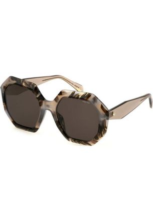 Police Womens SPLM10M 54 540AM5 Sunglasses - Brown - One Size