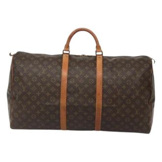 Louis Vuitton Pre-owned Weekend Bags, unisex, Brown, Size: ONE SIZE Pre-owned Keepall Bag