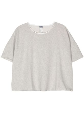 Kristensen Du Nord T-shirt con design a strati - Grigio