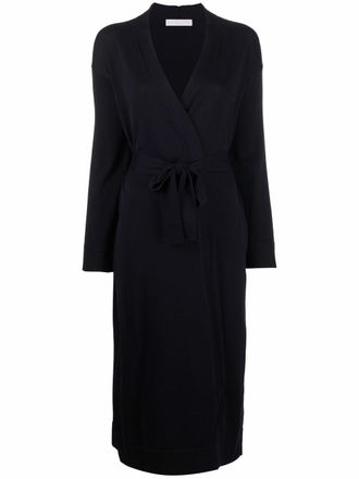 Fabiana Filippi belted longline cardigan - Black