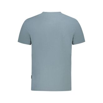 Napapijri Embroidered Logo Cotton T-Shirt - Gray