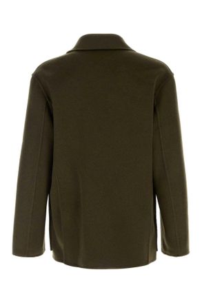 Ferragamo Olivemelange Blazer - Green