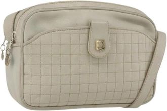 Celine Pre-owned Leather Cross Body Bag - Dames - Vintage Schoudertas - Grijs - ONE Size - Leer - Vintage