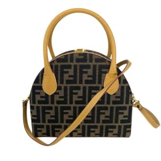 Fendi Pre-owned Handbags, female, Brown, Size: ONE SIZE Pre-owned Zucca Handbag
