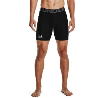 Under Armour Shorts UNDER ARMOUR HeatGear Kompressions-Shorts f&uuml;r, Herren, Gr. XXL, N-Gr, schwarz (schwarz 001), Web, Obermaterial: 80% Baumwolle, 20% Polyester, k