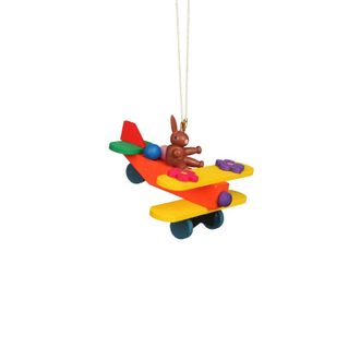 Christian Ulbricht Ornament - Rabbit in Plane