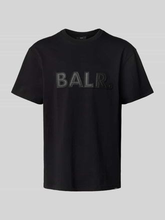 BALR. T-Shirt mit Logo und Rundhalsausschnitt in Black, Gr&ouml;&szlig;e XL