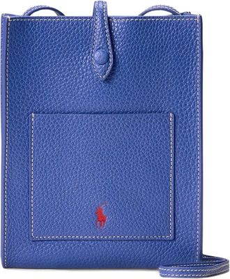 Polo Ralph Lauren Polo Play shoulder bag - women - Leather - One Size - Blue