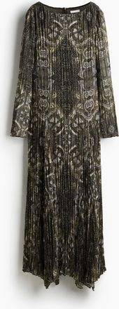 H&M Kleid aus Crinklestoff - Green