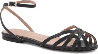 Bruno Magli Marta Ankle Strap Sandal in Black at Nordstrom, Size 8