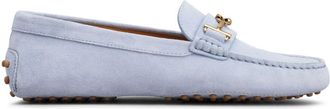 Tod's Gommino Bubble loafers - women - Suede - 36.5 - Blue