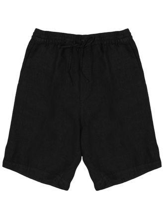 120% Lino Relaxed Fit Elastic Waistband Shorts
