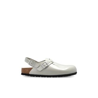 Birkenstock Tokio II - Dames - Klompen - Beige - 41 EU - Leer - Schoenen