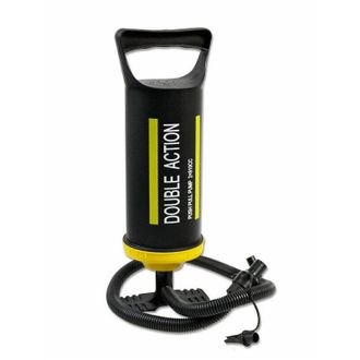 Trade Shop Trade Shop - Gonfiatore Pompa Manuale 2x910cc 2 Beccucci 32 Cm Gonfiaggio Materassini 64331