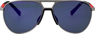Prada Stijlvolle zonnebril met 0PS 53Zs - Heren - Zonnebrillen - Grijs - 59 MM - Accessoires
